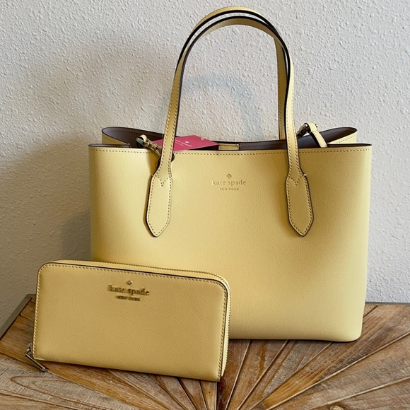 kate spade Handbags - Kate Spade Yellow Harper Purse And Wallet Set